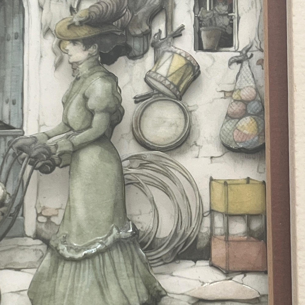 Anton Pieck Art Print in Wooden Frame - Picture 3 of 13